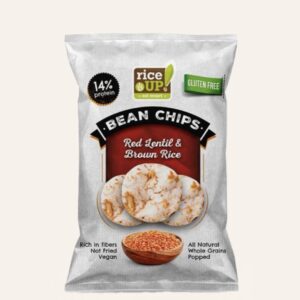 شيبس العدس الأحمر والأرز البني – Rice Up Bean Chips