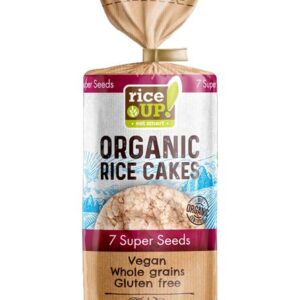 رايز كيك (Organic) مع 7 حبوب بدون جلوتين 120غم
